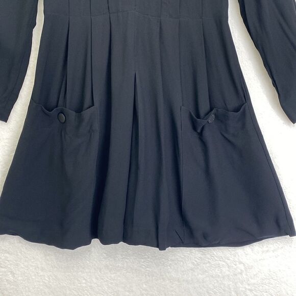 Sandro Milene A line Dress in Black - Picture 8 of 12